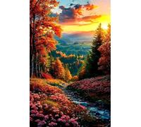 Puzzle 1200 Pezzi Foreste Dell'Alba Puzzles per Adulti Impossibile Difficile Impegnativo Puzzle 1200 Pezzi Classici 75 x 50 cm