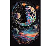 Puzzle 1200 Pezzi Luna Sognante Puzzle Adulti 75 x 50 cm Giochi Rilassamento e Intelligence 1200 Pezzi Puzzles per Uomini e Donne Regalo Creativo per il Relax