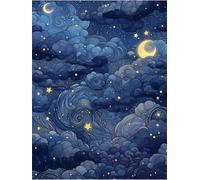 Puzzle 1200 pezzi, Luna Stellata Puzzle Classici per Adulti, Giocattoli di Gioco Impegnativi, puzzle Impossibile, Puzzles per Gioco Familiare, Regalo per Amore e Amico 75 x 50 cm