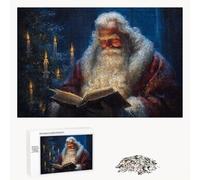 Puzzle 1200 Pezzi - Natale & Uomo - Puzzle in Legno Durevole con Lettere sul Retro - 75 x 50 cm - Hobby Creativo Senza Polvere - Articolo per Collezionisti e 14 Anni in Su P3#517