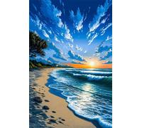 Puzzle 1200 Pezzi Onde Dell'Alba Gioco Educativo Sfida Impossibile Divertente Adatto Come Decorazione da Parete e Regalo Puzzle Classici 1200 Pezzi 75 x 50 cm