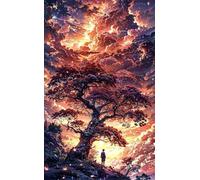 Puzzle 1200 Pezzi Paesaggio Alba Alberi Gioco Educativo Sfida Impossibile Divertente Adatto Come Decorazione da Parete e Regalo Puzzle Classici 1200 Pezzi 75 x 50 cm