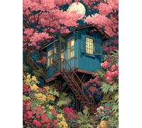 Puzzle 1200 Pezzi per Adulti Casa delle piante lunari, Intrattenimento Creativo, Divertimento, puzzle 1200 pezzi Arte, Idea Regalo per Amore e Amico