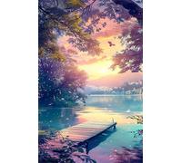 Puzzle 1200 Pezzi Ponte Sul Lago, Intrattenimento Creativo, Puzzle Classico per Adulti Gioco Educativo Regalo per Uomini Donne e Anziani 75 x 50 cm