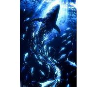 Puzzle 1200 Pezzi, Puzzle per Adulti Oceano Balene Blu 75x50 cm, Impossibile Difficile Puzzles Impegnativo Come Regalo e Decorazione per Pareti