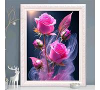 Puzzle 1200 pezzi, Rose Viola Puzzle Classici per Adulti, Giocattoli di Gioco Impegnativi, puzzle Impossibile, Puzzles per Gioco Familiare, Regalo per Amore e Amico 75 x 50 cm