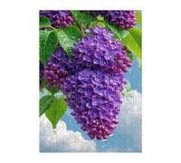 Puzzle 1200 Pezzi Viola Fiore 75x50 cm Puzzles Classici Difficili Impossibili Puzzle Adulti 1200 Pezzi per Gioco Familiare Decorazione per la Casa