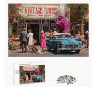 Puzzle 1200 Pezzi - Vista Streetle & Flower - Puzzle in Legno Durevole con Lettere sul Retro - 75 x 50 cm - Hobby Creativo Senza Polvere - Articolo per Collezionisti e 14 Anni in Su P3#243