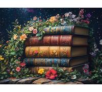Puzzle 1314 Pezzi 75x50cm, Puzzle Adulti Libro fiori, n-717 | Impossibile Puzzles, Rilassamento e Intelligence, Antistress e Regalo per Giochi di Famiglia, Decorazioni Casa Unica