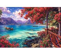 Puzzle 1314 Pezzi Adulti Padiglioni tropicali 75x50cm, Puzzle Classico Antistress, Rompicapo per Esperti, Hard Difficult Challenging Puzzle Perfetto per Serate di Gioco