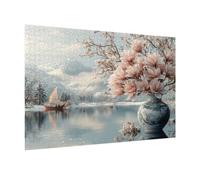 Puzzle 1314 Pezzi inverno Puzzle Classici per Gioco Familiare, n-104