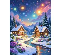 Puzzle 1314 pezzi per Adulti Mondo invernale, 75x50cm Puzzle Impossibile e Difficili, Puzzles Decorativo per Soggiorno e Camera, Idea Regalo per Amanti dei Puzzle