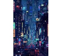 Puzzle 1314 Pezzi, Scena Notturna Città, Intrattenimento Creativo, Puzzle Classico Sfida Appassionante per Tutti Gli Appassionati di Puzzles, Ideale per Uomini, Donne o Ragazzi 75 x 50 cm