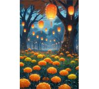 Puzzle 150 Pezzi Alberi Fiori Gialli, Puzzle Impossibili Gioco Educativo Sviluppa Pazienza e Destrezza, Lettere sul Retro Facile Montaggio, Regalo per Uomini Donne e Anziani 35 x 25 cm