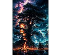 Puzzle 150 Pezzi Alberi Paesaggistici Naturali Puzzle Adulti 35 x 25 cm Giochi Rilassamento e Intelligence 150 Pezzi Puzzles per Uomini e Donne Regalo Creativo per il Relax