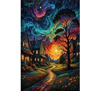 Puzzle 150 Pezzi Albero del Cielo Stellato Puzzle Adulti 35 x 25 cm Giochi Rilassamento e Intelligence 150 Pezzi Puzzles per Uomini e Donne Regalo Creativo per il Relax