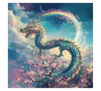 Puzzle 150 Pezzi Albero del drago verde, Impossible puzzle Per Adulti 150 pezzi, DIY Puzzles Colorato 65x65cm, Rompicapo adulti E Ragazzi, Gioco Giocattolo per la Famiglia