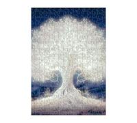 Puzzle 150 Pezzi Bianco Albero della Vita, Gioco Educativo e Stimolante, Sviluppare Memoria, Logica e Manualità, Giochi Rilassamento e Intelligence Puzzle per Adulti 150 Pezzi
