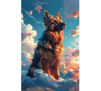 Puzzle 150 Pezzi Cane Animale Cielo Giochi educativo e Giocattoli Sfida Puzzle Impossible Jigsaw Puzzle Classici per Adulti 35 x 25 cm 150 Pezzi Puzzle Adulti