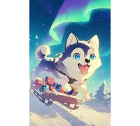 Puzzle 150 Pezzi Cane D'Inverno Aurora Puzzle per Adulti, Difficile e Sfidante con Poster Idea Regalo per Appassionati Puzzle Classici