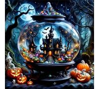 Puzzle 150 Pezzi Castello di Halloween, puzzle per Adulti 150 pezzi 65x65cm, Puzzles Giochi Rilassamento e Intelligence, puzzles Classici per Gioco Familiare, Festa Aziendale, Regalo Natale