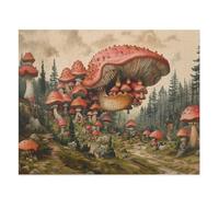 Puzzle 150 Pezzi Fungo della Giungla Puzzle Adulti 35 x 25 cm Giochi Rilassamento e Intelligence 150 Pezzi Puzzles per Uomini e Donne Regalo Creativo per il Relax