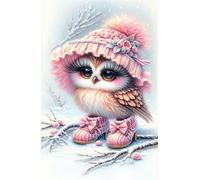 Puzzle 150 Pezzi Gufo Animale Invernale Gioco Educativo Sfida Impossibile Divertente Adatto Come Decorazione da Parete e Regalo Puzzle Classici 150 Pezzi 35 x 25 cm
