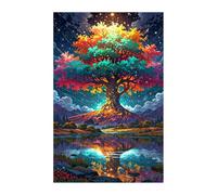 Puzzle 150 Pezzi, Lago Albero della Vita Puzzles, Gioco Educativo Sviluppare Osservazione e Logica, Puzzle 150 Pezzi per Adulti