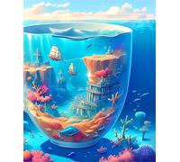 Puzzle 150 Pezzi Oceano da Sogno Puzzle Adulti 35 x 25 cm Giochi Rilassamento e Intelligence 150 Pezzi Puzzles per Uomini e Donne Regalo Creativo per il Relax