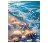 Puzzle 150 Pezzi Onde Spiagge Conchiglie Giochi educativo e Giocattoli Sfida Puzzle Impossible Jigsaw Puzzle Classici per Adulti 35 x 25 cm 150 Pezzi Puzzle Adulti