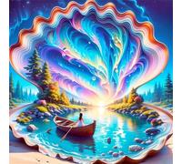 Puzzle 150 Pezzi Paesaggio di conchiglie, puzzle per Adulti 150 pezzi 65x65cm, Puzzles Giochi Rilassamento e Intelligence, puzzles Classici per Gioco Familiare, Festa Aziendale, Regalo Natale