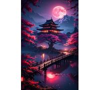 Puzzle 150 Pezzi Paesaggio Giapponese, Giochi Educativi, Intrattenimento Creativo, Divertimento, Puzzle per Adulti 150 Pezzi