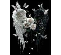 Puzzle 150 Pezzi per Adulti Ali d'angelo rosa, Intrattenimento Creativo, Divertimento, puzzle 150 pezzi Arte, Idea Regalo per Amore e Amico