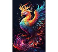 Puzzle 150 Pezzi per Adulti, Fenice Animale, Esercitare la Memoria, Migliorare la Concentrazione Lettere sul Retro, Giocattolo Regalo per Uomini Donne e Anziani 35 x 25 cm