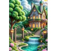 Puzzle 150 Pezzi per Adulti Laghetto giardino primaverile, Intrattenimento Creativo, Divertimento, puzzle 150 pezzi Arte, Idea Regalo per Amore e Amico