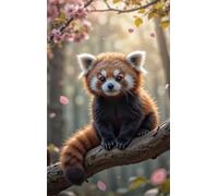 Puzzle 150 Pezzi per Adulti, Panda Rosso Arboricolo, Rompicapo Classico per Passatempo e Relax, Splendida Decorazione per Pareti e Idea Regalo