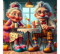 Puzzle 150 Pezzi per Adulti, puzzle 150 pezzi Impegnativo e Difficile, Perfetto per Appassionati di Puzzles Esperti, Idea Regalo Uomo e Donna, Tema:Colazione di coppia