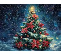 Puzzle 150 Pezzi-Puzzle Adatti ad Adulti e Tutte le Età, Jigsaw Bianco, Jigsaw Albero Di Natale, Divertimento Per Adulti, Made In China, Istruzione Giocattolo di Sfida Giocoo, Della Casa Regalo Y-1