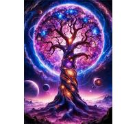 Puzzle 150 Pezzi Spazio Albero della Vita, Puzzle Giocattolo Decompressivo Intellettuale Educativo Divertente Gioco per Famiglie, Puzzles per Adulti 150 Pezzi 35 x 25 cm