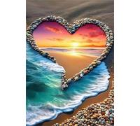 Puzzle 150 Pezzi Tramonto Sulla Spiaggia Onde Giochi educativo e Giocattoli Sfida Puzzle Impossible Jigsaw Puzzle Classici per Adulti 35 x 25 cm 150 Pezzi Puzzle Adulti