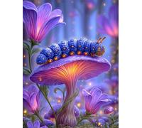 Puzzle 1500 Pezzi,87x57 cm puzzles per adulti,Pianta di bruco di fiori DIY Puzzle Arte,Educativi Stimolanti Puzzles Decorazioni per la Casa