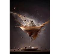 Puzzle 1500 Pezzi Adulti Bevanda alla perla al cioccolato, Fai da Te puzzle difficili adulti 1500 pezzi 87x57cm, Intrattenimento Creativo, Divertimento, Gioco di Abilità per Tutta la Famiglia