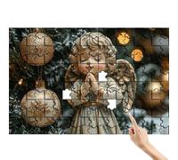 Puzzle 1500 Pezzi Angelo, Ragazza Puzzle Adulti, Giocattolo Educativo Colorato e Interessante Impostato con Scatola, Sfida Impossibile Gioco Arte Educativo per Unico Regalo Donna Decorazioni Casa N-2