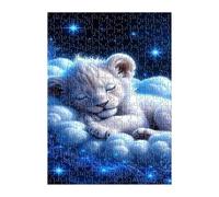 Puzzle 1500 Pezzi Animale Leone Nuvole Gioco Educativo Puzzle Impossibili Adatto Agli Appassionati di Puzzles Puzzles per Adulti 1500 Pezzi 87x57 cm