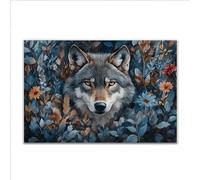 Puzzle 1500 Pezzi Animale Lupo Puzzle Grandi Dimensioni per Adulti 87 x 57cm, Adulti Difficili Impossible Giochi, Rilassamento e Intelligence, Jigsaw Personalizzato Regalo per Maschio e Femmina N-6
