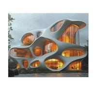 Puzzle 1500 Pezzi Architettura Puzzle Adulti 87 x 57 cm Giochi Rilassamento e Intelligence 1500 Pezzi Puzzles per Uomini e Donne Regalo Creativo per il Relax