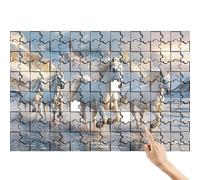 Puzzle 1500 Pezzi Cavallo, Montagna Puzzle Adulti, Giocattolo Educativo Colorato e Interessante Impostato con Scatola, Sfida Impossibile Gioco Arte Educativo per Regalo Donna Decorazioni Casa T-0