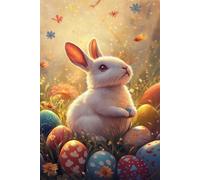 Puzzle 1500 Pezzi Coniglietto Pasquale, Giochi Educativi, Intrattenimento Creativo, Divertimento, Puzzle per Adulti 1500 Pezzi