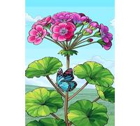 Puzzle 1500 Pezzi, Farfalla Ortensia Puzzles 87x57 cm, Gioco Educativo Stimolante Rilassamento 1500 Pezzi Puzzle per Adulti