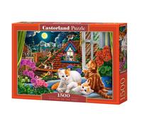 Puzzle 1500 pezzi Gattini sul tetto